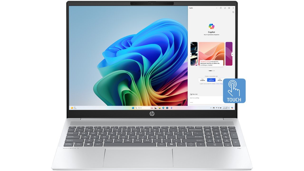 HP OmniBook 5 Next Gen AI 16-ag1046AU, Silver